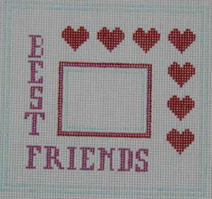 Best Friends Needlepoint Frame