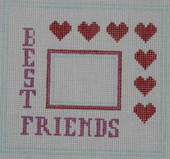 Best Friends Needlepoint Frame