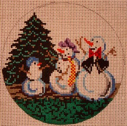 Snowman Family Ornament