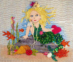 Ickle Ockle Mermaid- Mary Engelbreit- Stitch Guide by Mary Ann Davis