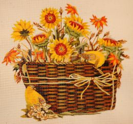 Sunflower Basket