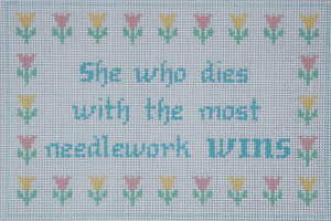 The Most Needlepoint Wins! Needlepoint Canvas