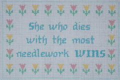 The Most Needlepoint Wins! Needlepoint Canvas