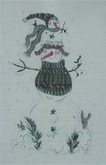 Totem Snowman Needlepoint Canvas