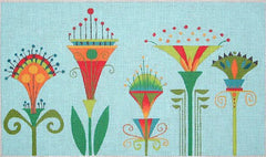 5 Lotus Flowers - Zecca- ZE405- Stitch Guide by Mary Ann Davis